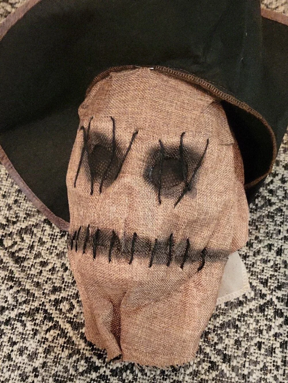 Kids Brown Scarecrow Costume with Hat